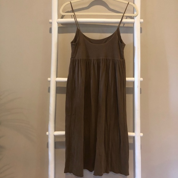 J CREW | brown 100% cotton tank dress 🤎 - Picture 2 of 6